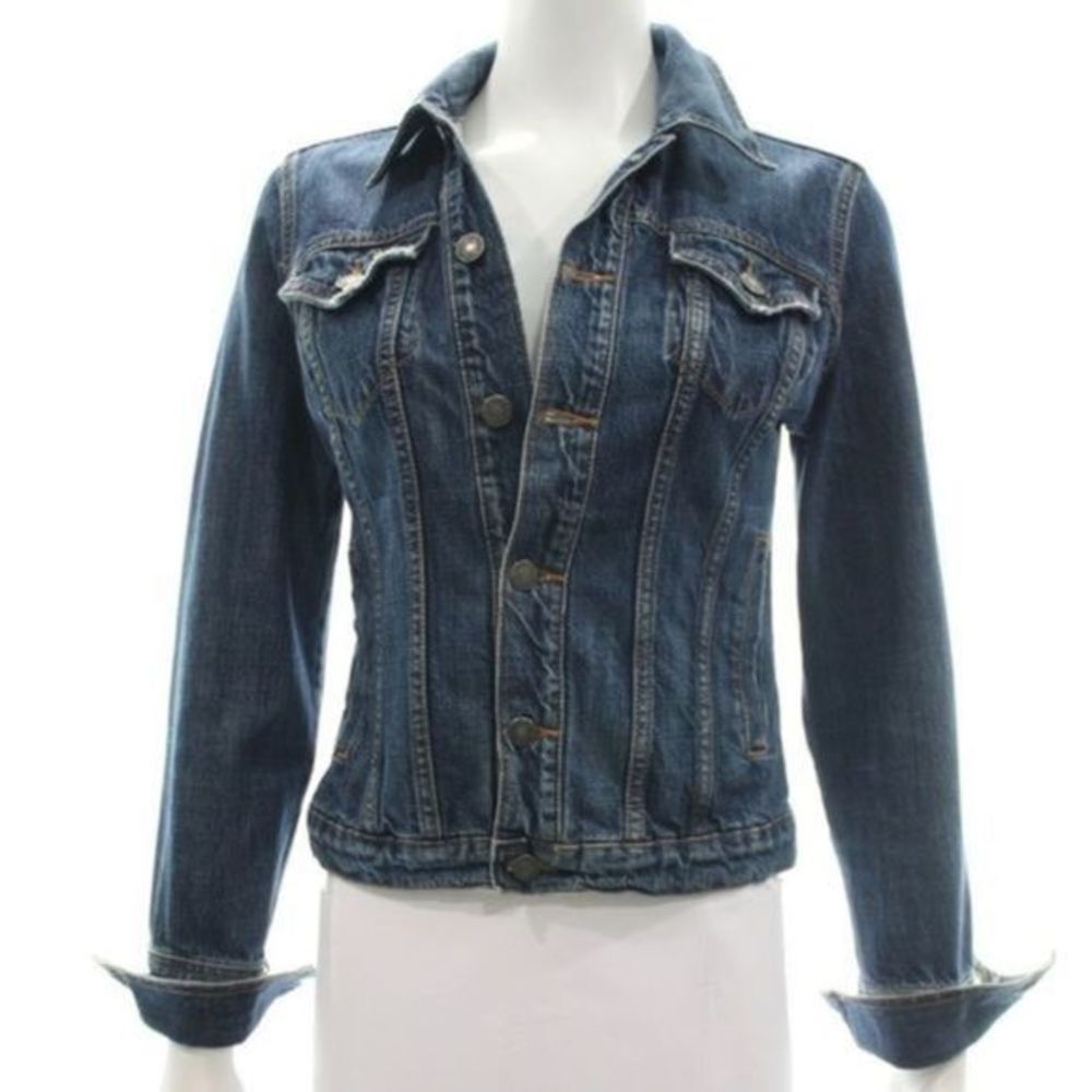 RED ENGINE JEAN JACKET SIZE SMALL